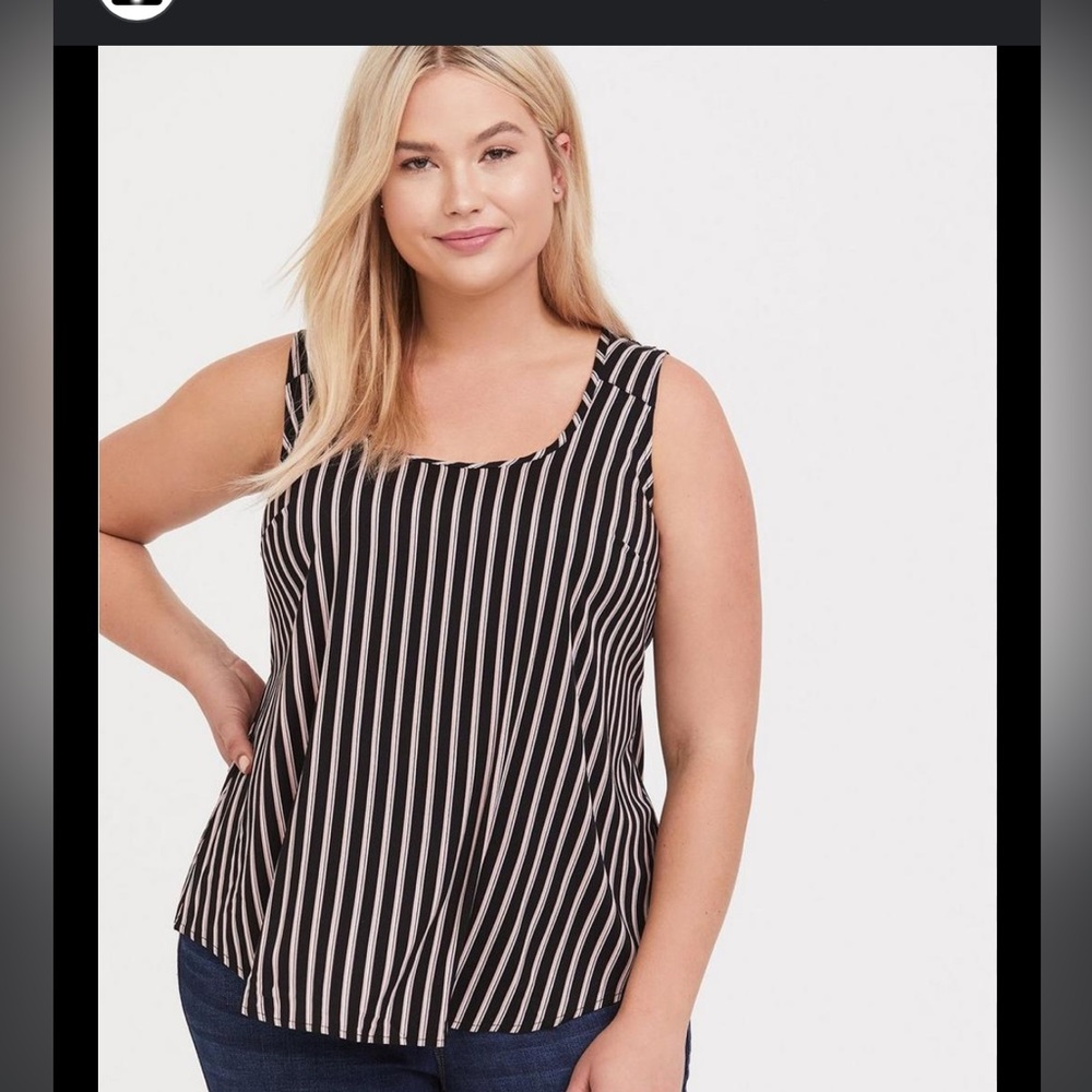 {TORRID} stretch challis tank